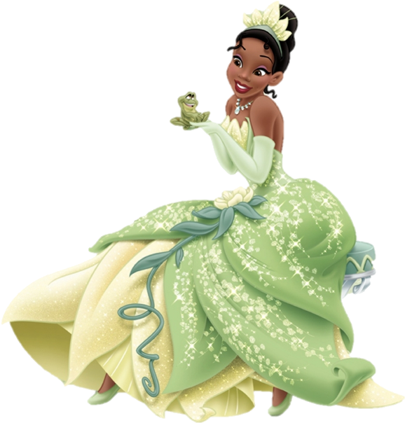Tiana Sitting - Princess And The Frog Png (632x638), Png Download
