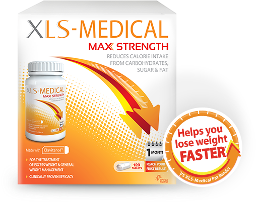 Product Image - Xls Medical Max Strength 120 Tablets (584x430), Png Download