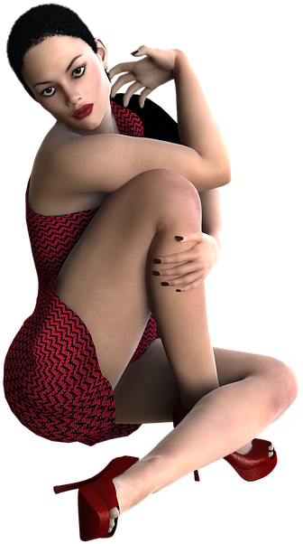 Render,png,transparent - Imagens De Mulheres Com Fundo Transparente (500x594), Png Download