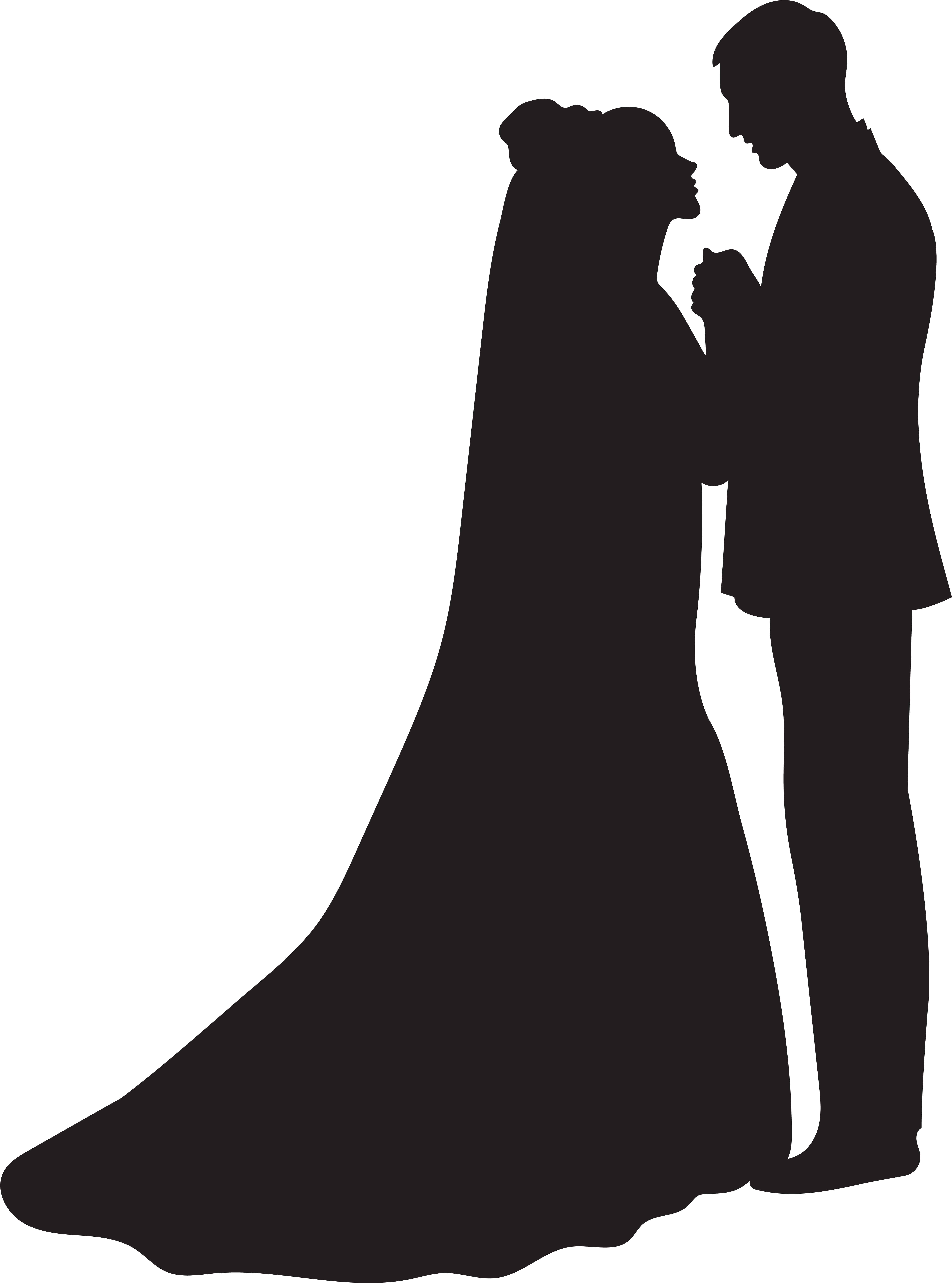 Bride And Groom Png (5934x8000), Png Download