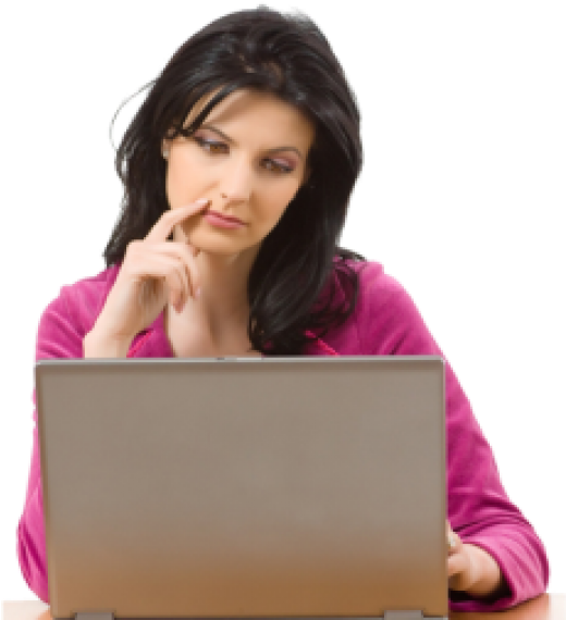 Thinking Woman Png Free Download - Loan (600x600), Png Download