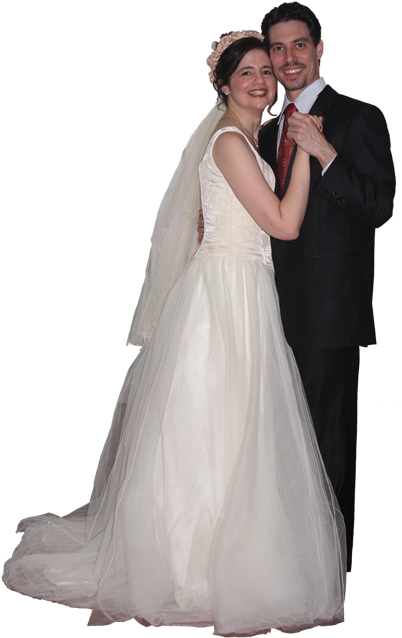 Bride And Groom - Bride And Groom Png (416x643), Png Download