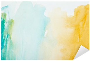 Color Strokes Watercolor Painting Art Sticker • Pixers® - Painting (400x400), Png Download