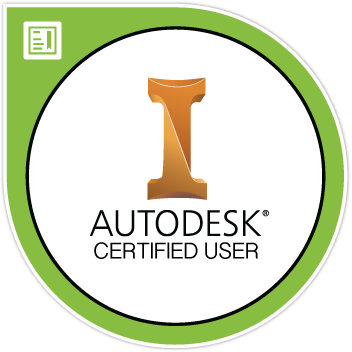 Autodesk Inventor Certified User - Autodesk Fusion 360 Certified User (352x352), Png Download
