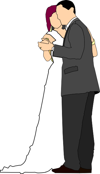 Man And Woman Dancing Clipart (342x595), Png Download