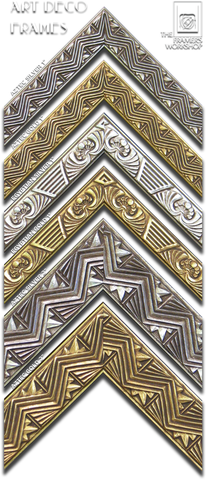 Art Deco Frames By Roma (720x1673), Png Download