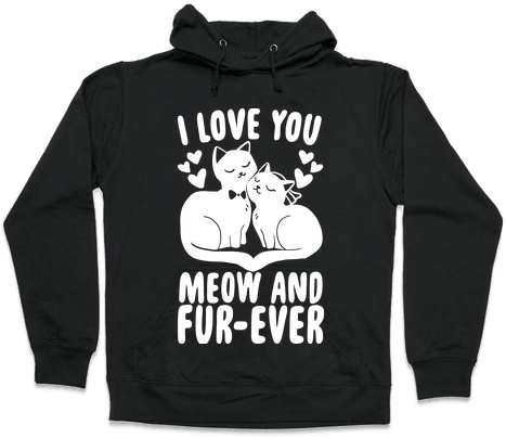 I Love You Meow And Furever - Frida Khalo (i Paint Flowers So They Won't Die) Hoodie: (484x484), Png Download