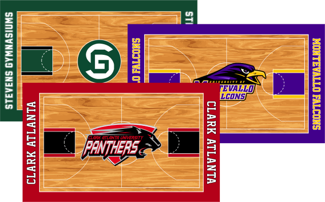 Graphics & Court Design - Basketball Court (640x398), Png Download