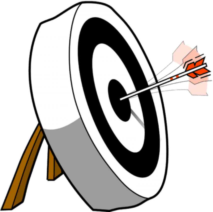Clip Free Download Archer Clipart Aim - Arrow Missing Target (400x397), Png Download