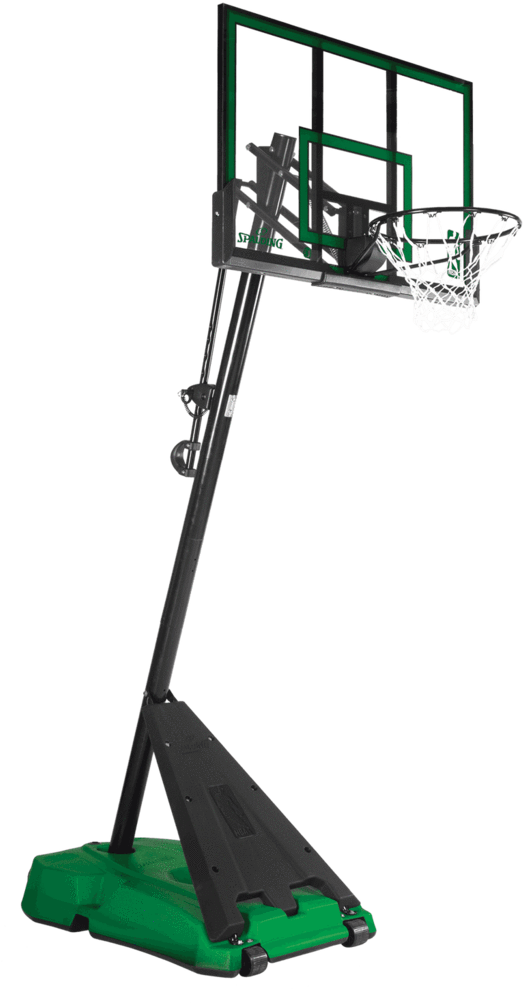 Spalding 54" Hercules Angled Pole Basketball Hoop - Spalding Hercules 54 Acrylic Portable Basketball System (800x800), Png Download