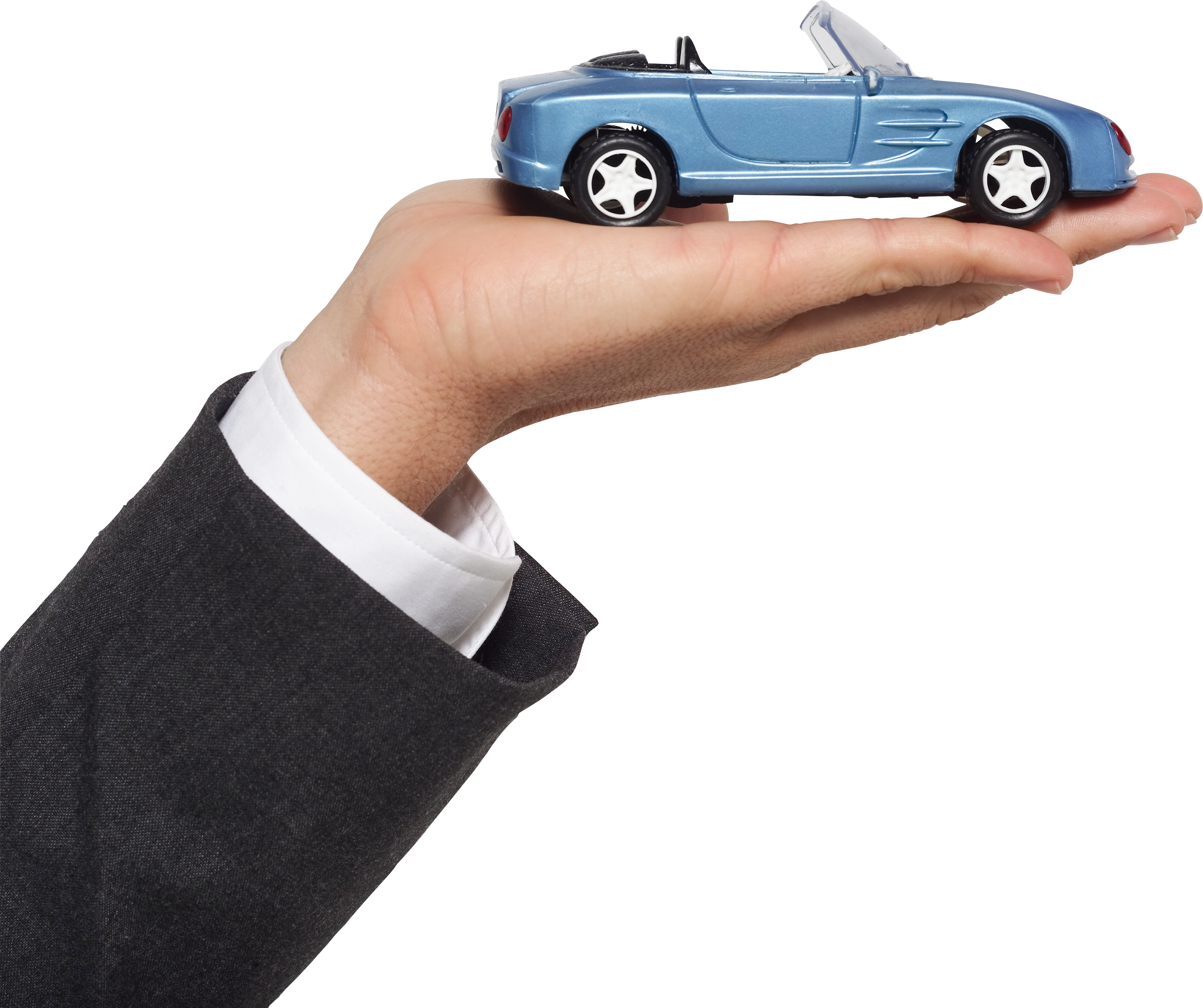 Hand Holding Car Toy - Car In Hand Png (3981x3338), Png Download