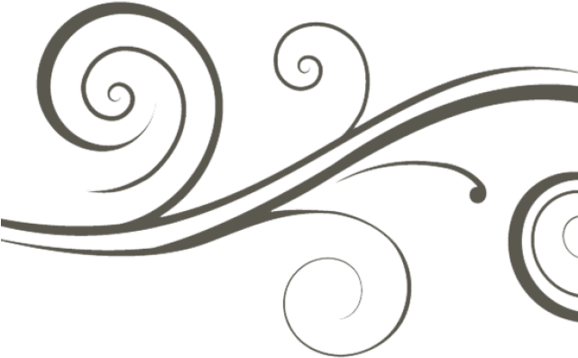 Swirls Designs - Line Art (640x480), Png Download
