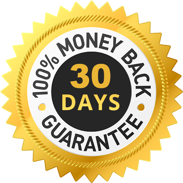 We Back All Of Our Orders With A 100% Money Back Guarantee - 30day Money Back Guarantee (604x601), Png Download