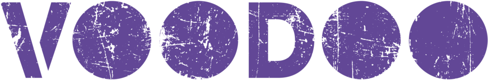 Voodoo-distressed - Circle (1000x350), Png Download