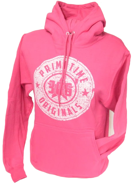 Pink Distressed Classic - Hoodie (750x750), Png Download