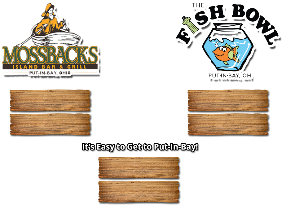 Mossbacks And Fish Bowl At Put In Bay - Plywood (950x750), Png Download