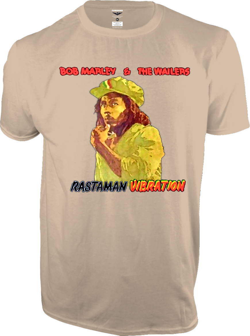 Bob Marley Rastaman Vibration T Shirt - Active Shirt (870x1168), Png Download