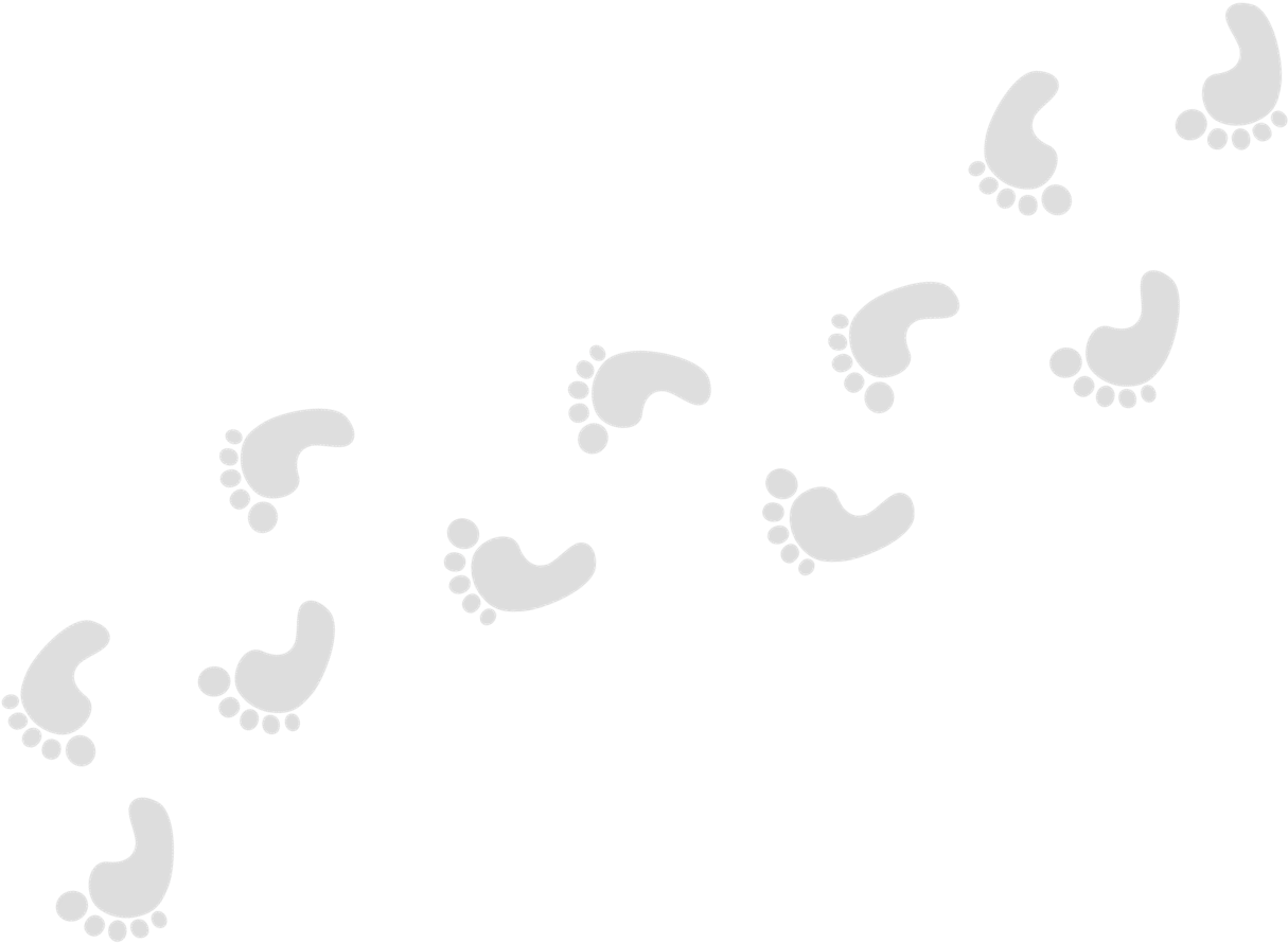 Baby Footprints - Calligraphy (1326x949), Png Download