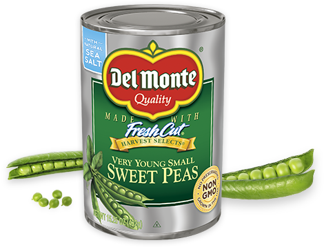 Sizes Available - 15 - 25oz - Very Young Sweet Peas Can (1050x357), Png Download