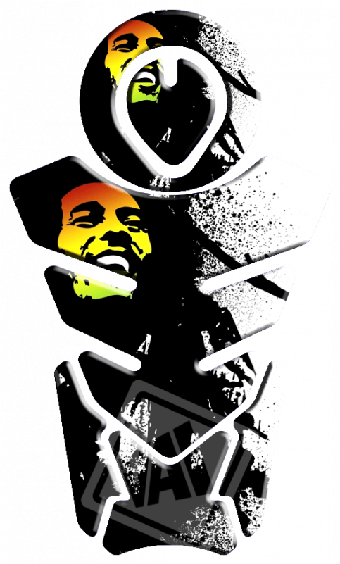 Adesivo Protetor De Tanque E Bocal Bob Marley - Bob Marley (800x800), Png Download