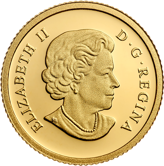 2015 50-cent Pure Gold Coin - Moshe Dayan Gold Coin (570x570), Png Download