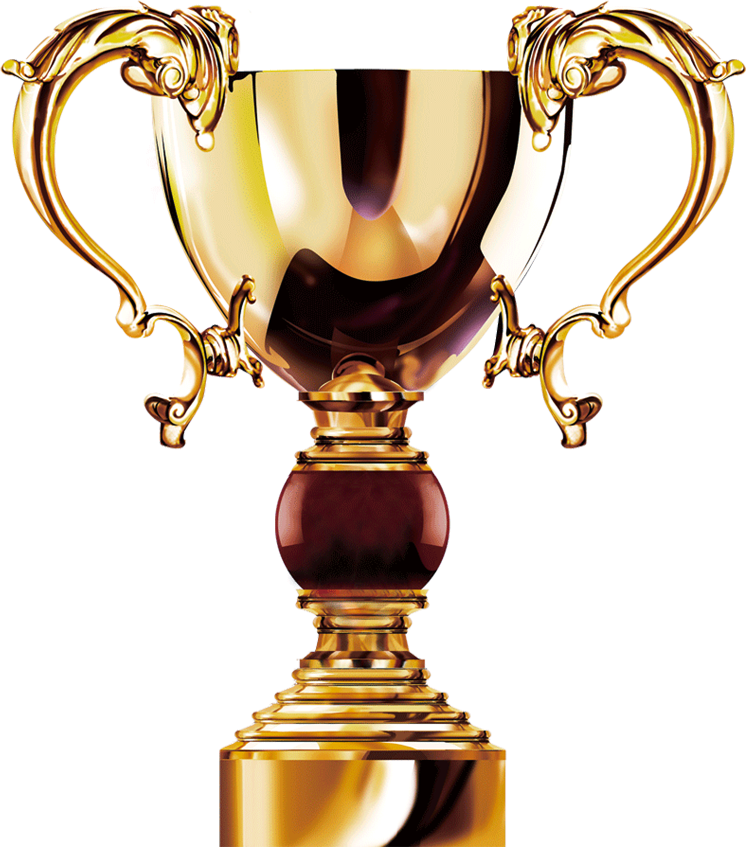 Download - Golden Trophy Png (2048x2048), Png Download