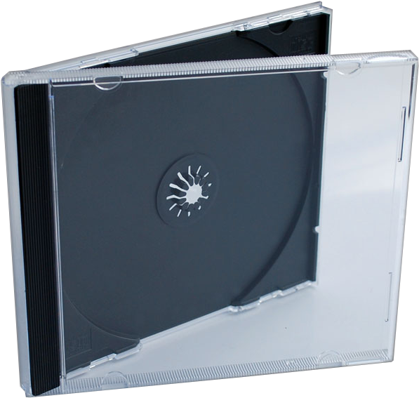 1290593786 Cd Jewell Black Box-640 234 Kb - Боксы Для Сд Дисков (640x640), Png Download