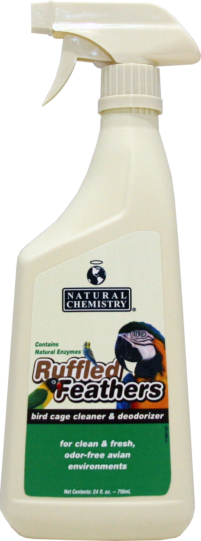 11190 Ruffled Feathers Bird Cage Cleaner & Deodorizer (675x1817), Png Download