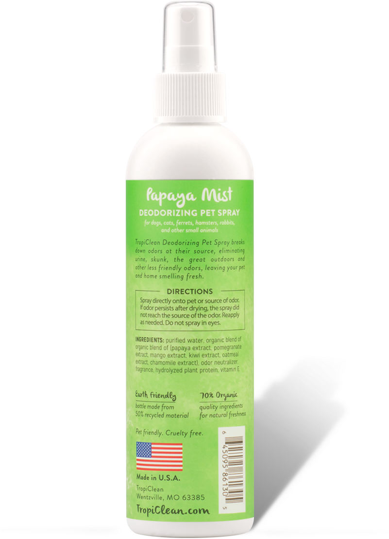 Rollover To Zoom - Tropiclean Waterless Deep Cleaning Dog Shampoo (800x1200), Png Download