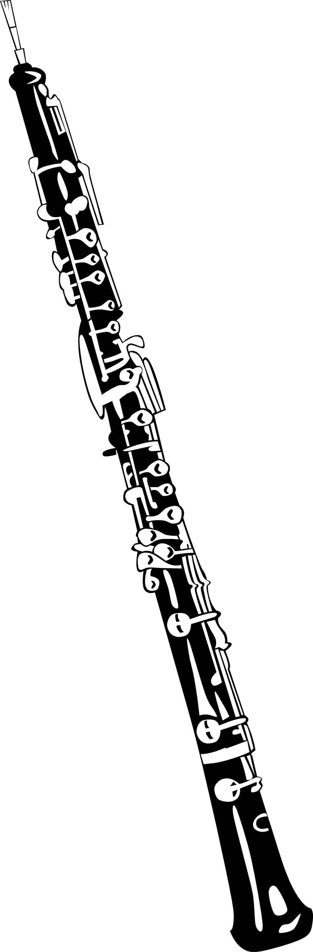 Oboe - Oboe Clipart (999x3037), Png Download