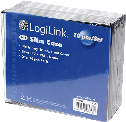 Produkt Cd- Und Dvd Hülle, Slim, 10er Pack - Bateria Do Elektrickej Kolobežky (800x800), Png Download