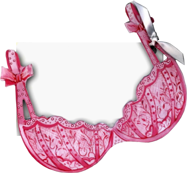 Moledo Convite Chá De Lingerie Em Png - Bra Grand Opening Invitation (685x619), Png Download