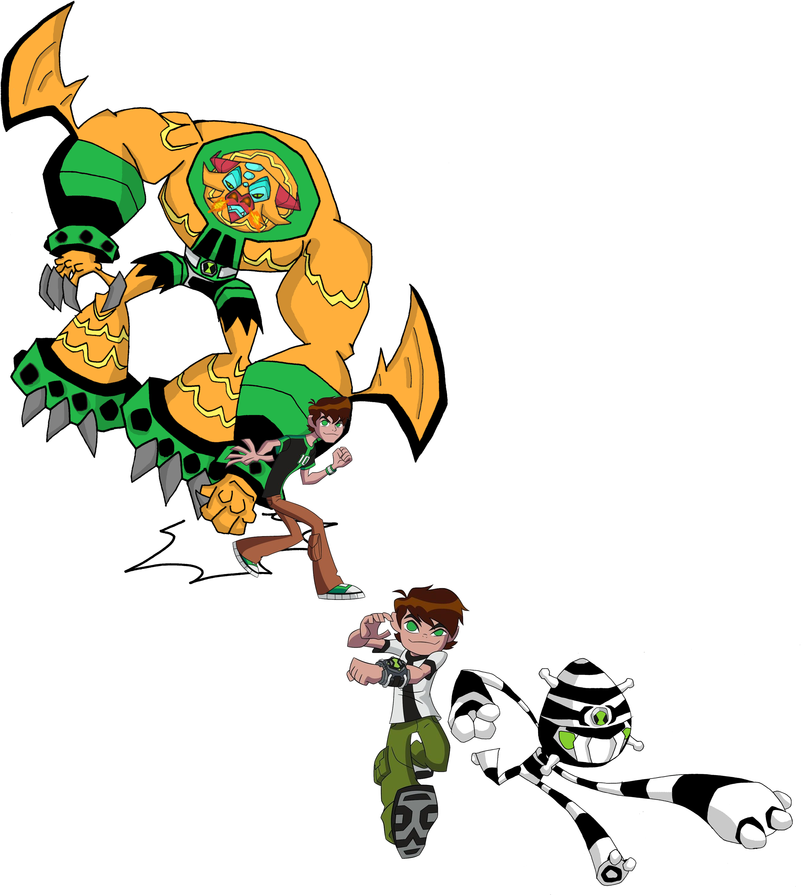 Image Ben 10 Nemeverse Render Png Ben 10 Fan Fiction - Ben 10 Ultimate Alien Omniverse (2700x3000), Png Download