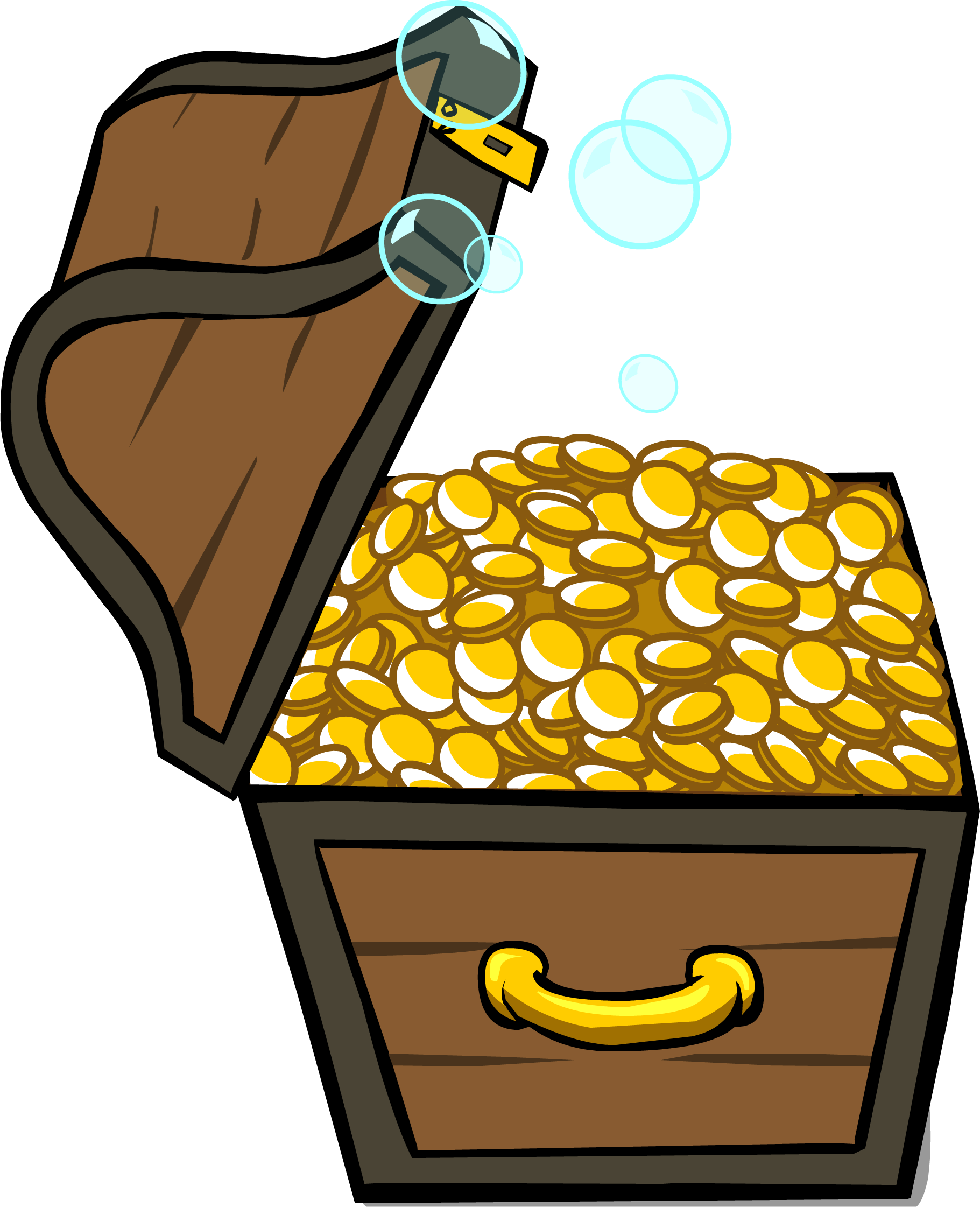 Image Free Chest Clipart Treasure Room - Cartoon Treasure Png (1821x2242), Png Download