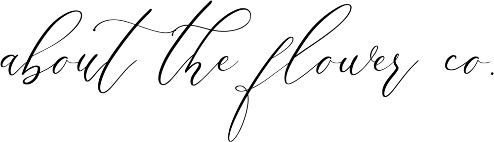 About The Flower Co - Calligraphy (1000x313), Png Download