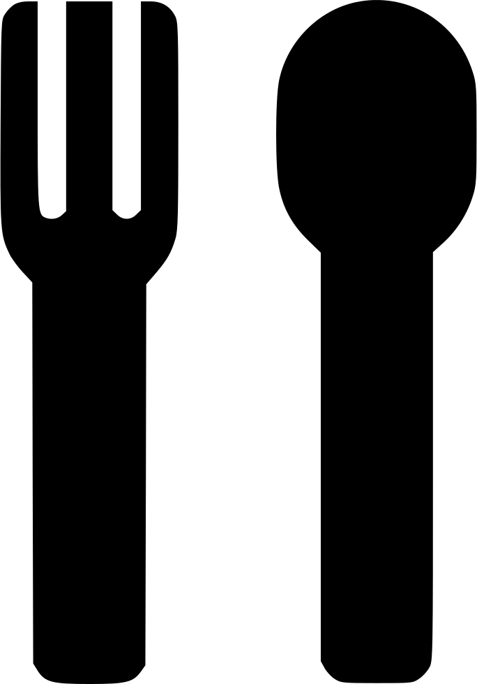 Fork And Spoon Comments - Hand (684x980), Png Download