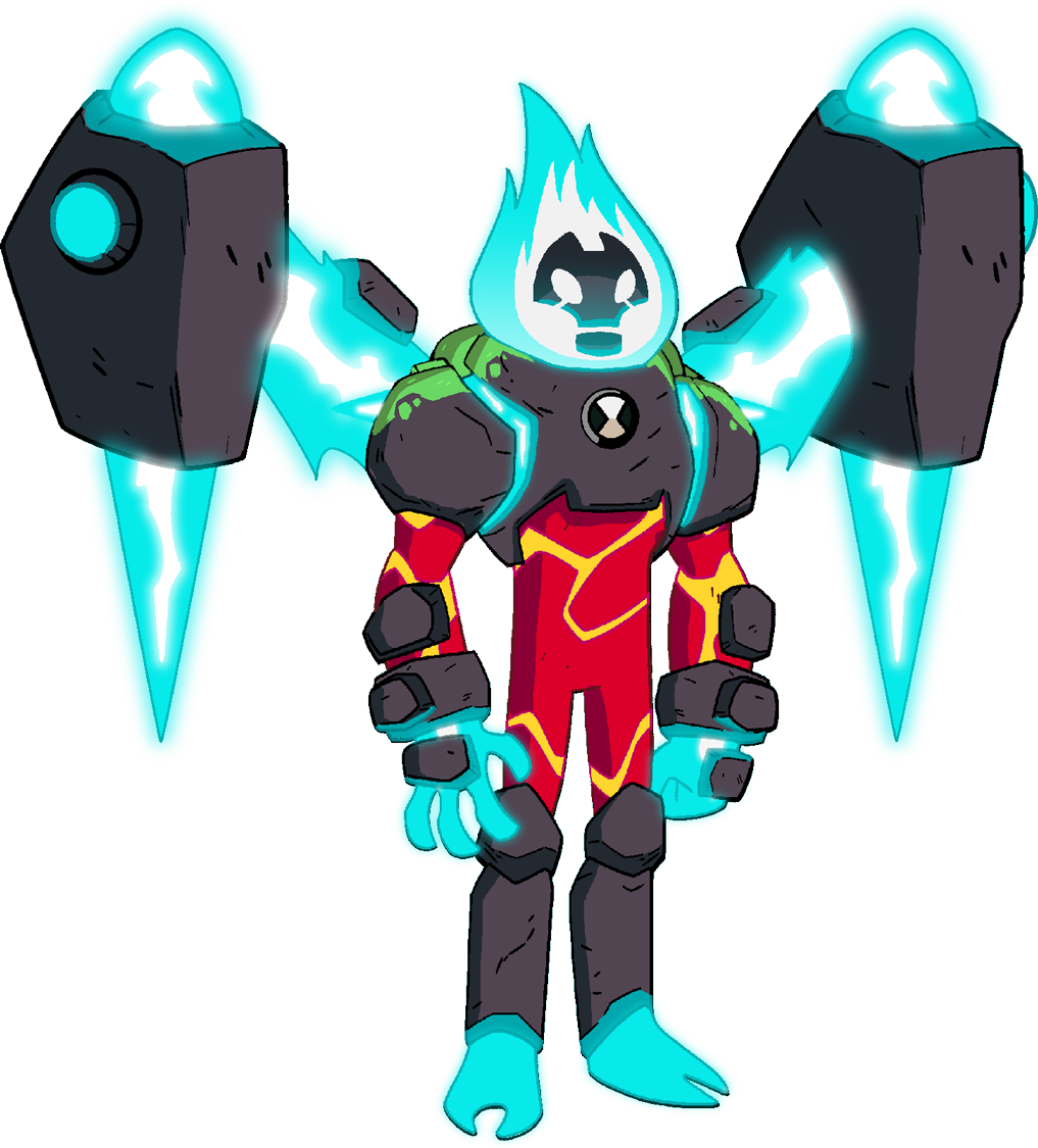 Picture - Ben 10 Heatblast Omni Enhanced (1017x1125), Png Download