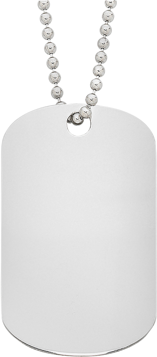 Sterling Silver Dog Tags (606x774), Png Download