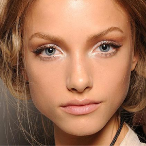 Natural Makeup For White Dress (920x505), Png Download