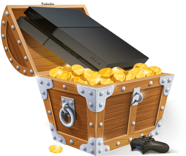 Treasure Chest Png, Download Png Image With Transparent - Transparent Background Treasure Chest Clip Art (650x535), Png Download