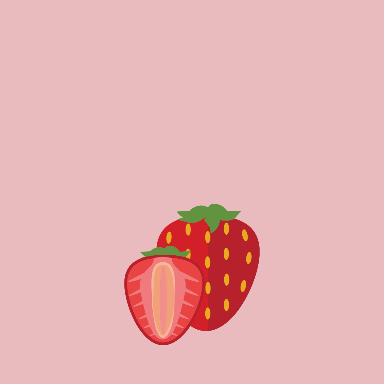 Attachment,attachment Template Default,attachment - Strawberry (1250x1250), Png Download