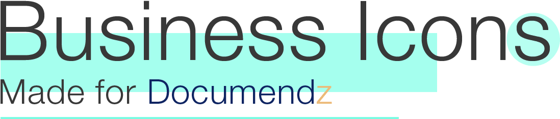 Business Icons For Documendz - Parallel (1400x300), Png Download