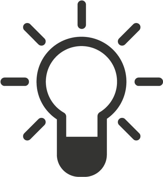 Business Icons Meaning - Lightning Bulb Icon Transparent (625x625), Png Download
