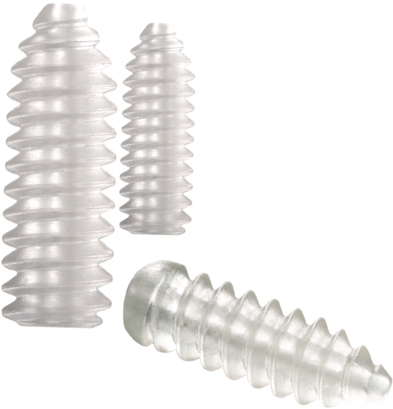 Bio Absorbable Flat Head Screws - Plastic (724x602), Png Download