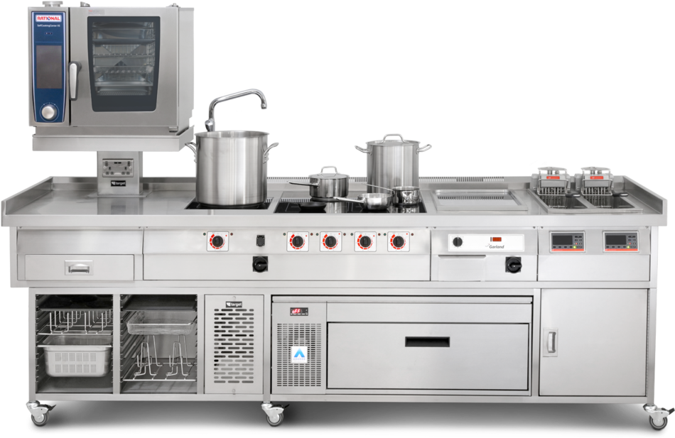 Commercial Induction Range With Induction Plancha Fryer - Commercial Induction Range (1000x750), Png Download