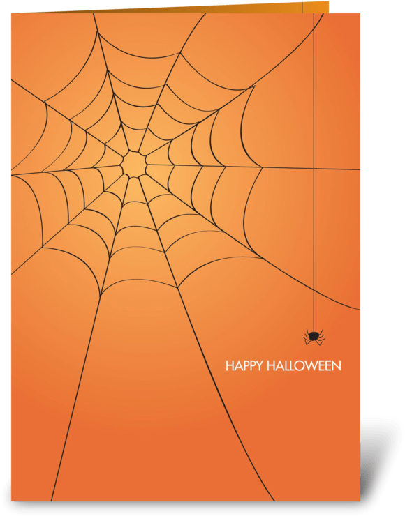 Itsy Bitsy Spider Greeting Card - Spider Web (700x792), Png Download