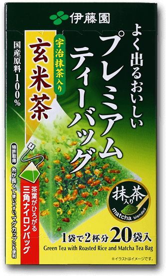 Itoen Brown Rice Tea Bag With Matcha - Matcha Green Tea With Roasted Rice (600x600), Png Download