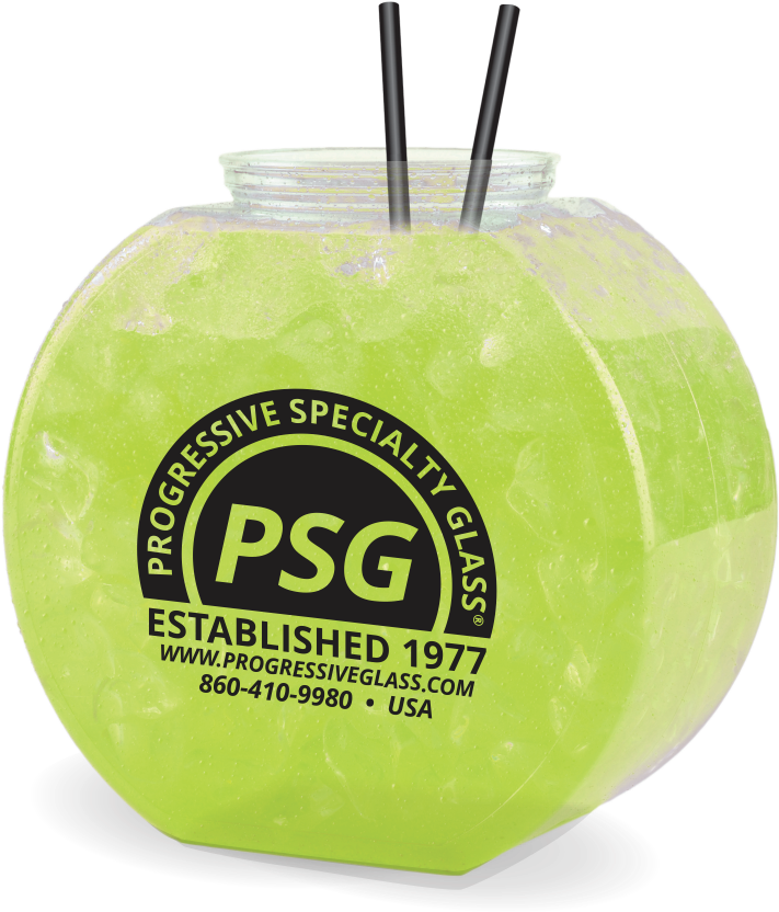 64oz Plastic Fishbowl - Non-alcoholic Beverage (710x847), Png Download