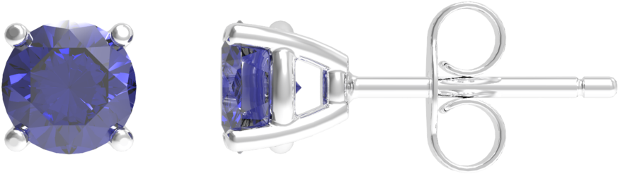 Sapphire - Earrings (1000x1000), Png Download