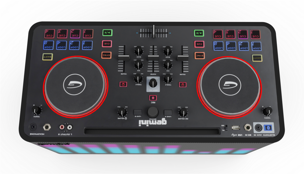 Wireless Speaker With Party Lights - Electronics (1200x800), Png Download